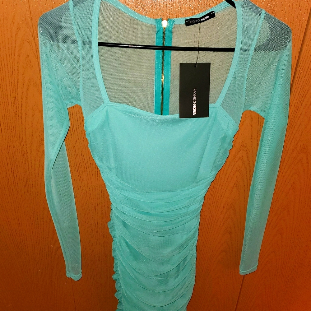 Fashionnova Mint Dress